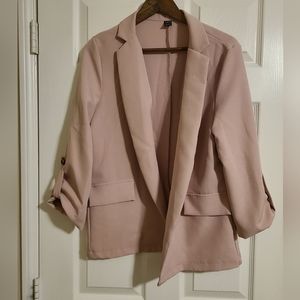 Shein blazer pink size large